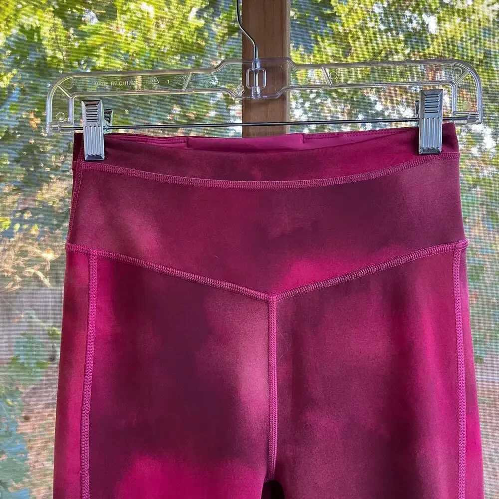 Free People Movement Beat The Heat Reversible Leggings Red Size S